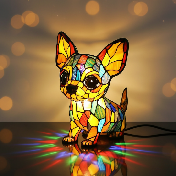 Lampa Chihuahua v Sedící Poloze
