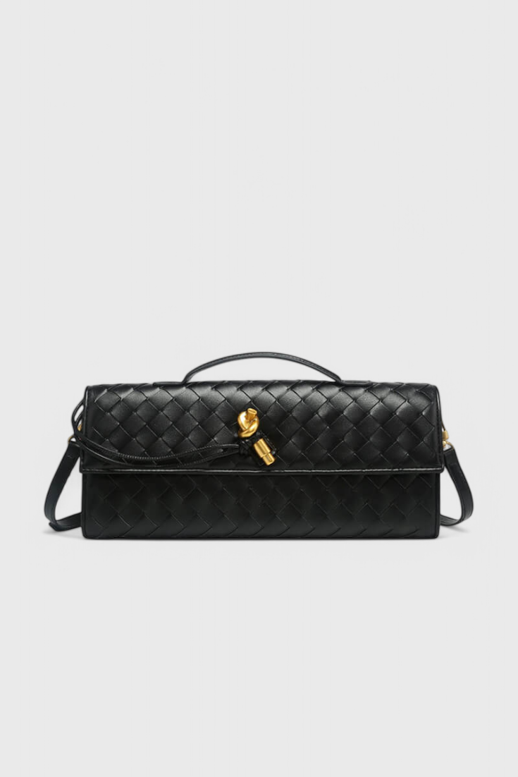 Clutch kabelka Melanie se zlatým uzlem