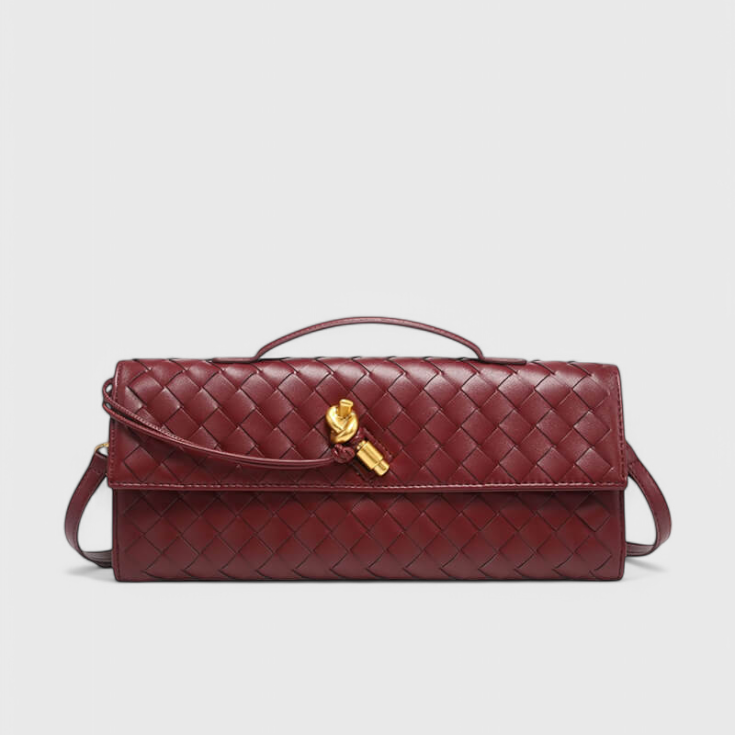 Clutch kabelka Melanie se zlatým uzlem
