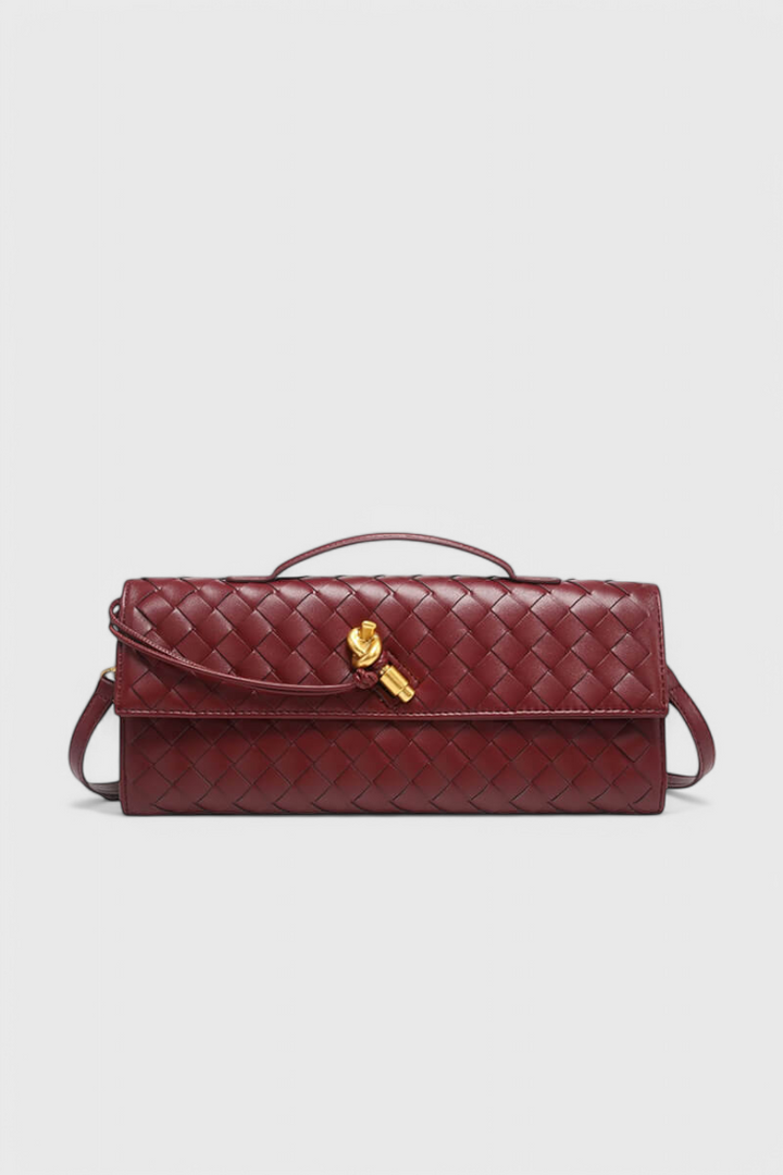 Clutch kabelka Melanie se zlatým uzlem