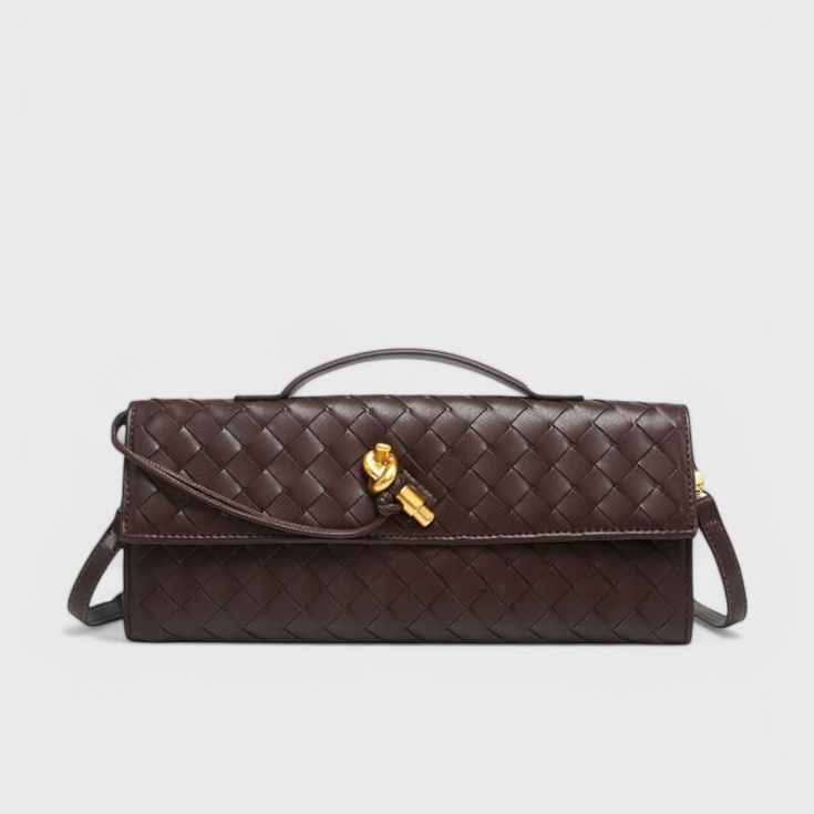 Clutch kabelka Melanie se zlatým uzlem