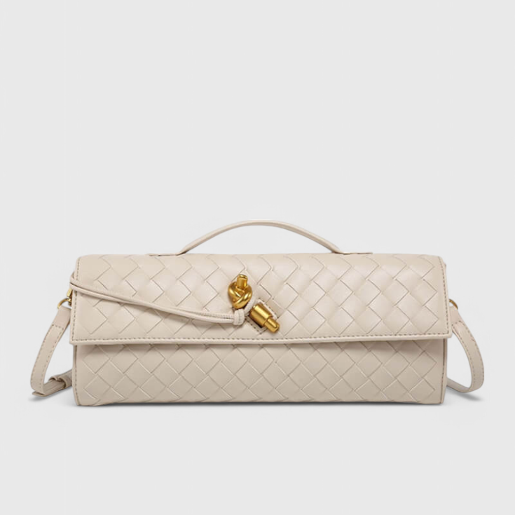 Clutch kabelka Melanie se zlatým uzlem