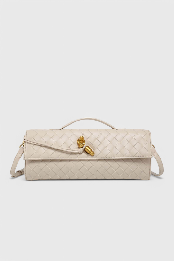 Clutch kabelka Melanie se zlatým uzlem