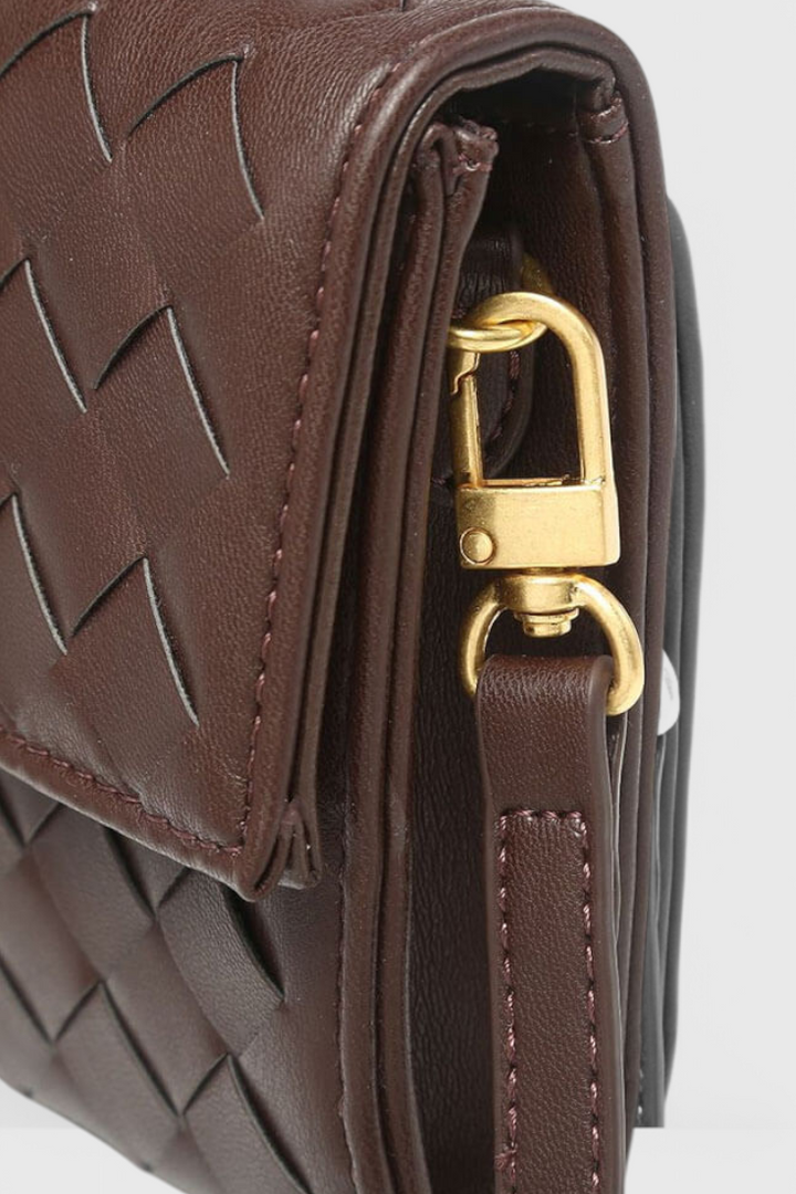 Clutch kabelka Melanie se zlatým uzlem