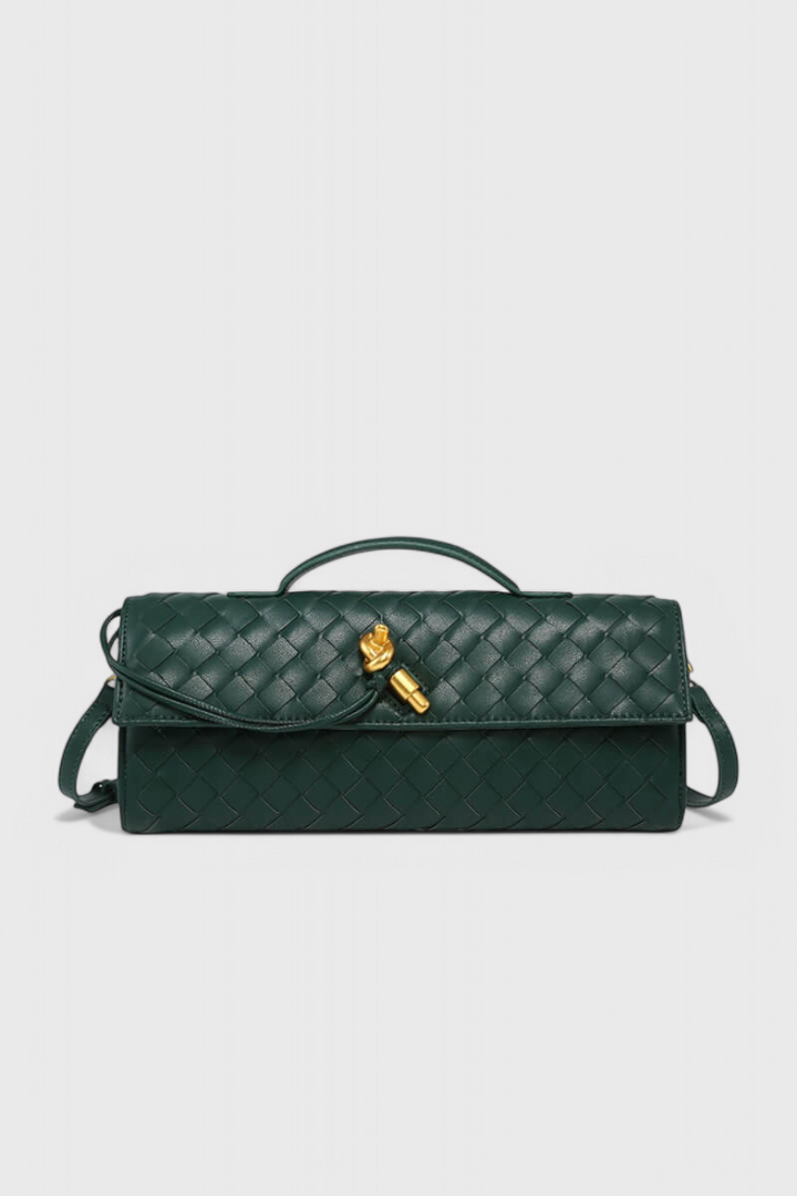 Clutch kabelka Melanie se zlatým uzlem