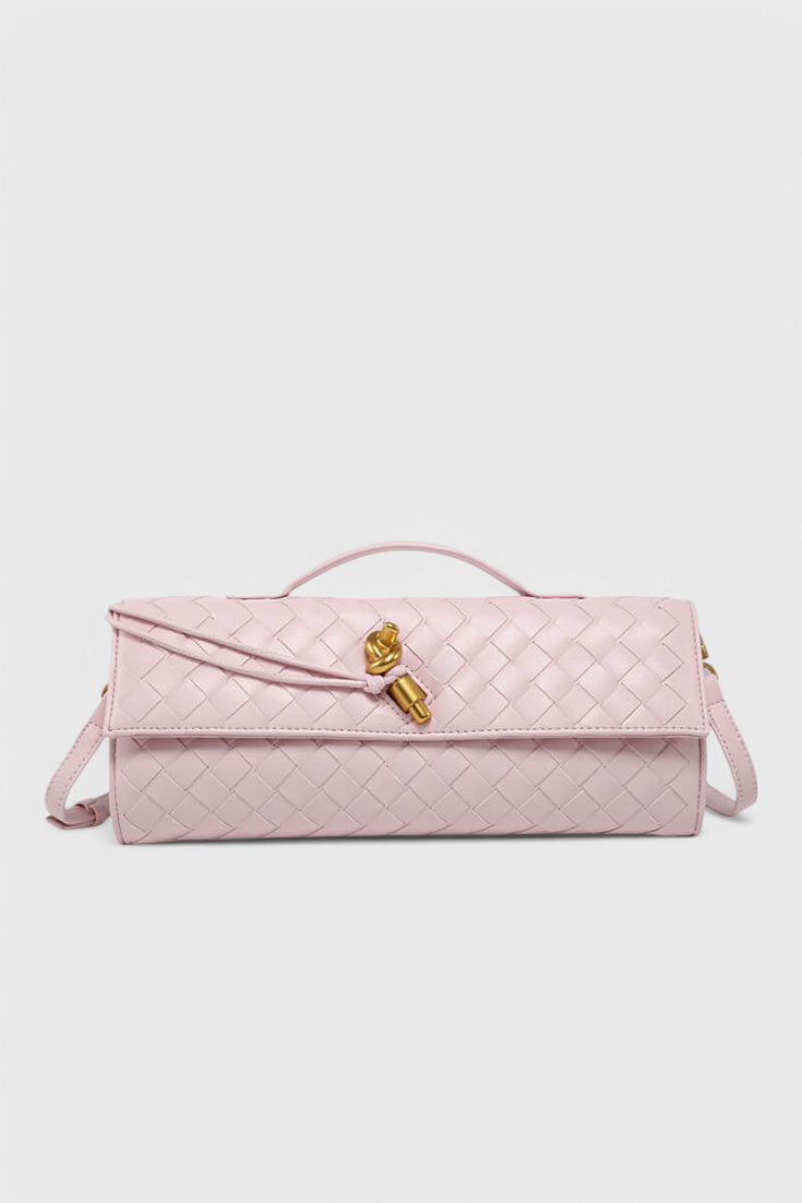 Clutch kabelka Melanie se zlatým uzlem