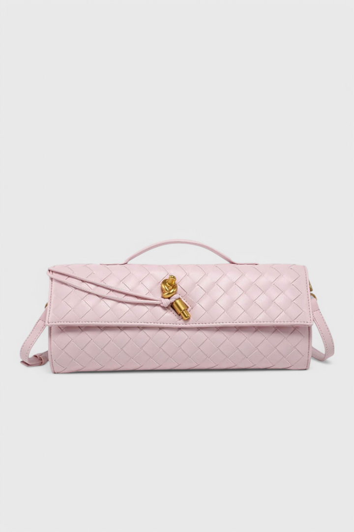 Clutch kabelka Melanie se zlatým uzlem