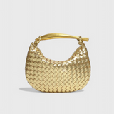 Taška Gerda Bolso Woven s Zlatou Rukojetí