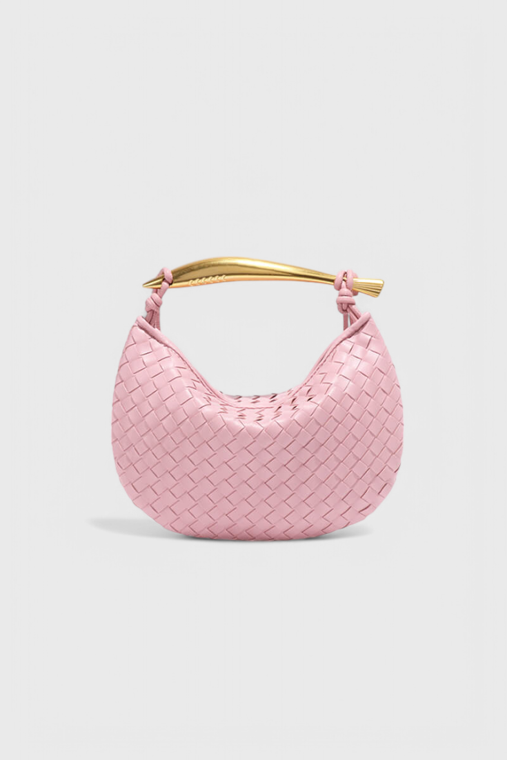 Taška Gerda Bolso Woven s Zlatou Rukojetí