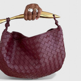 Taška Gerda Bolso Woven s Zlatou Rukojetí