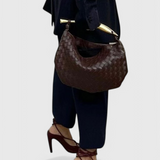 Taška Gerda Bolso Woven s Zlatou Rukojetí