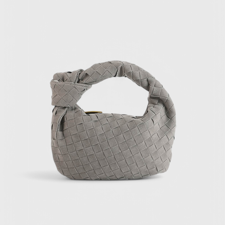 Mini Remi Woven Taška s Vázacím Uzlem