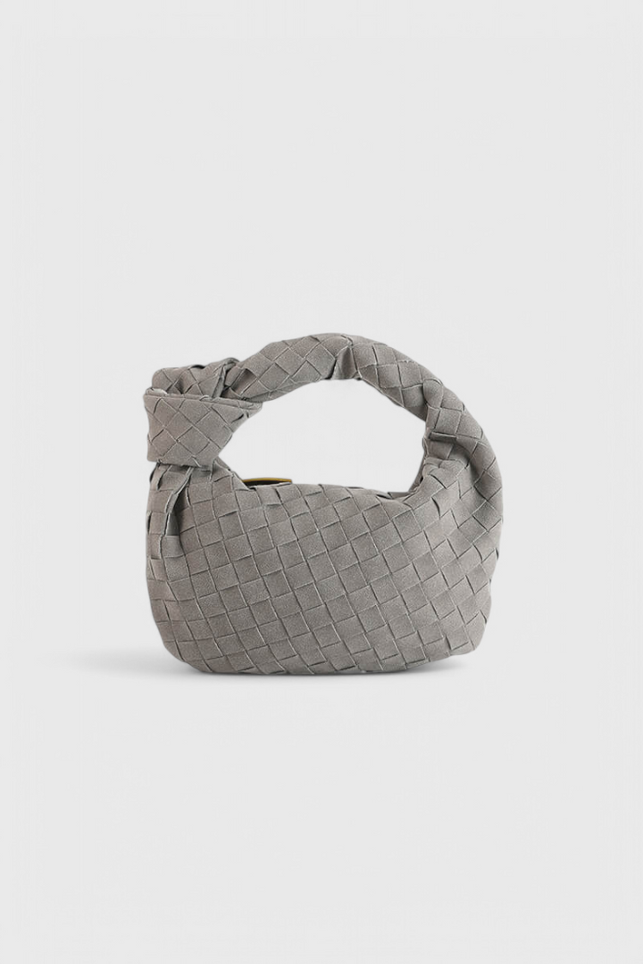 Mini Remi Woven Taška s Vázacím Uzlem