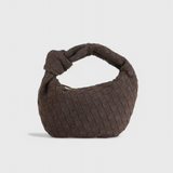 Mini Remi Woven Taška s Vázacím Uzlem