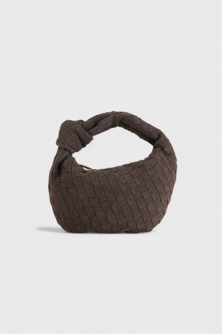 Mini Remi Woven Taška s Vázacím Uzlem