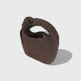 Mini Remi Woven Taška s Vázacím Uzlem