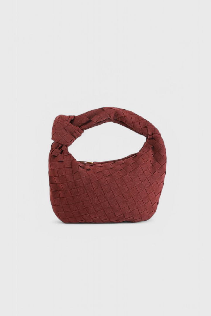 Mini Remi Woven Taška s Vázacím Uzlem