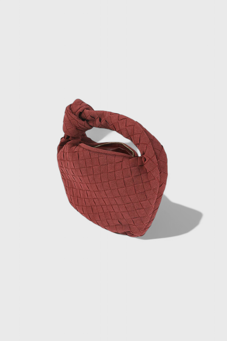 Mini Remi Woven Taška s Vázacím Uzlem