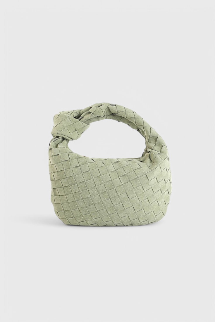 Mini Remi Woven Taška s Vázacím Uzlem