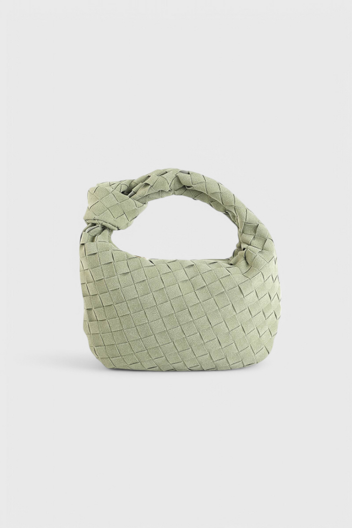 Mini Remi Woven Taška s Vázacím Uzlem