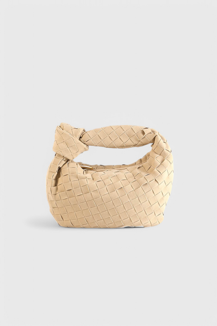 Mini Remi Woven Taška s Vázacím Uzlem
