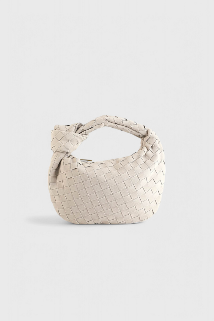 Mini Remi Woven Taška s Vázacím Uzlem