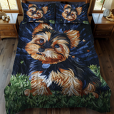 Hvězdný Yorkie 3-dílná souprava povlečení