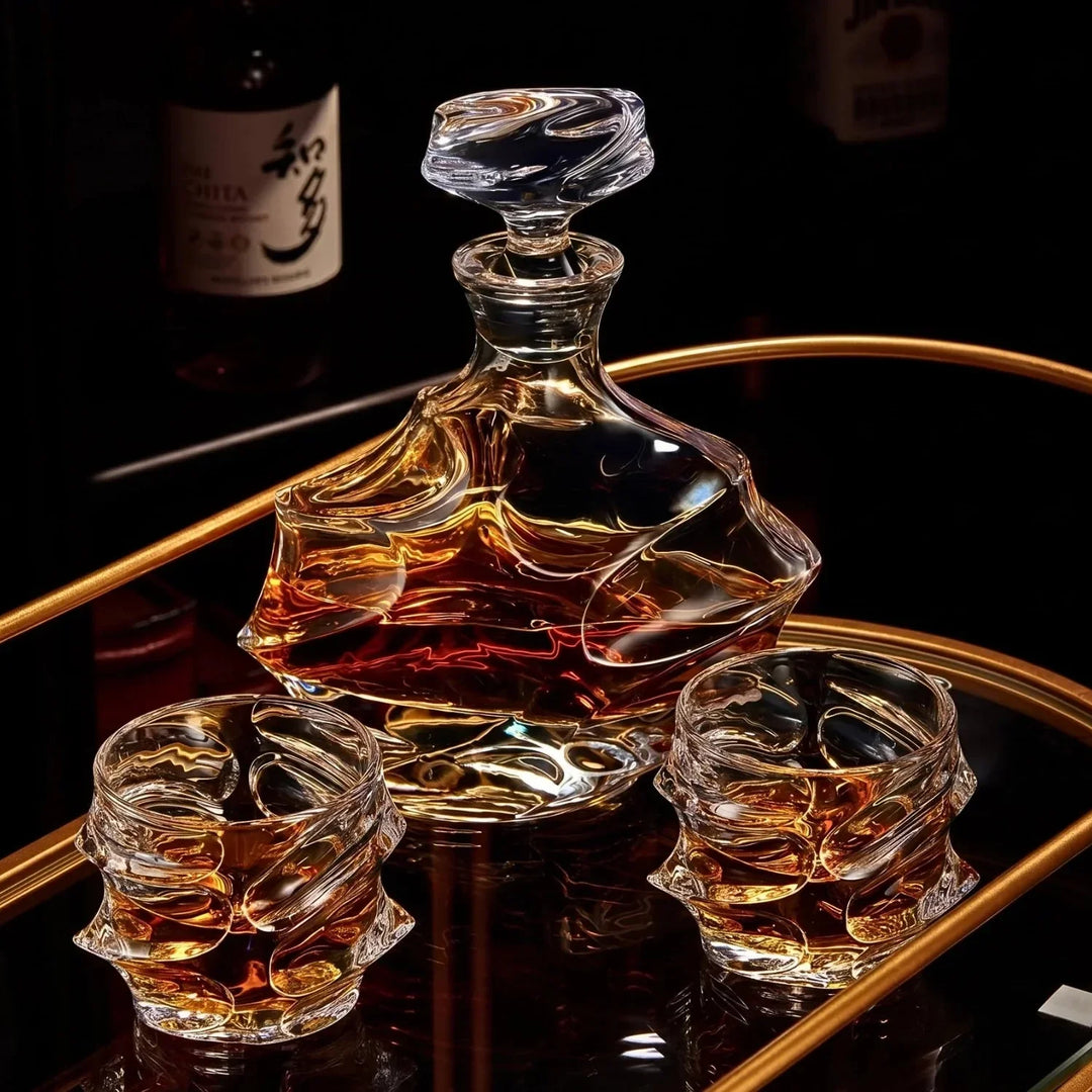 Arashi Japonský Křišťálový Whisky Pohár