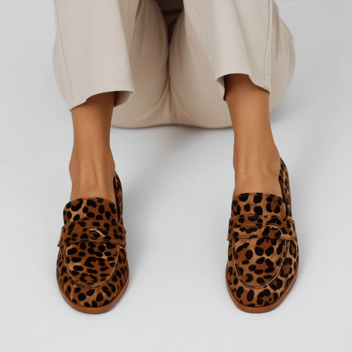 Georgie Měkké Pantofle s Leopardím Motivem