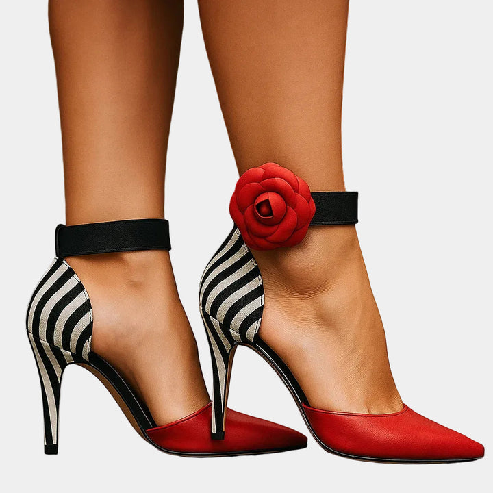 Olympia - Elegantní lodičky s květinovým vzorem