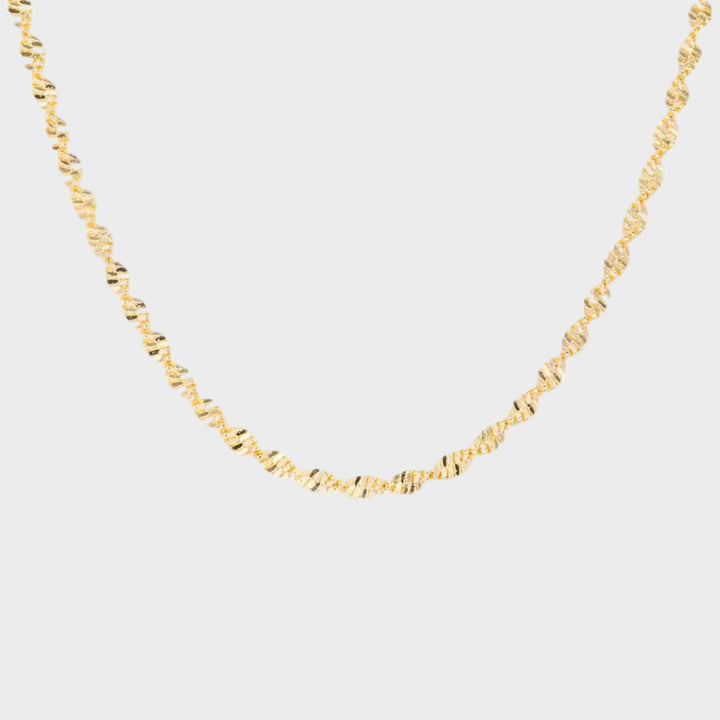 Double Spiral Necklace