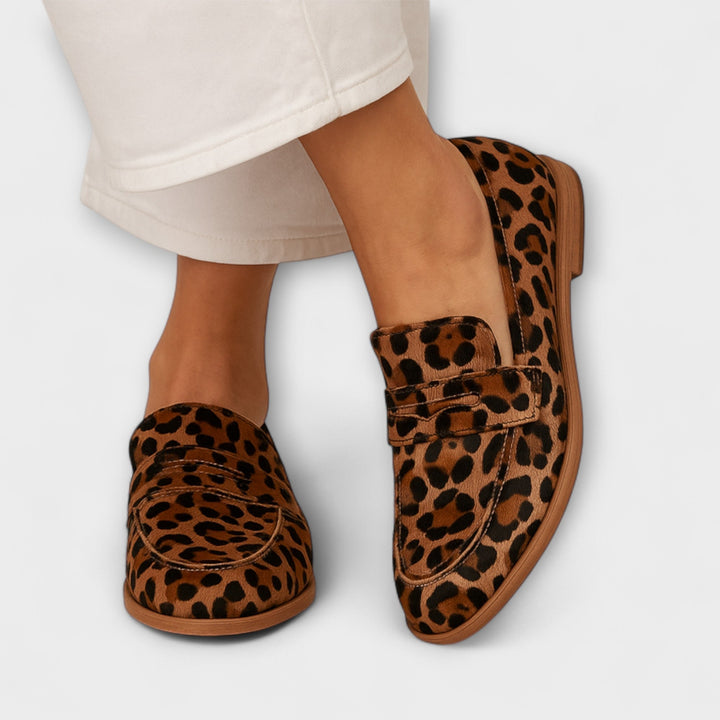 Georgie Měkké Pantofle s Leopardím Motivem