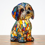 Lampa Shih Tzu v sedící pozici