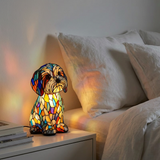 Lampa Shih Tzu v sedící pozici