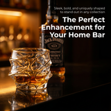 Arashi Gold Japonský Křišťálový Whisky Pohár