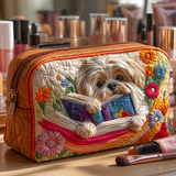 Kabelka na make-up Shih Tzu s prošíváním