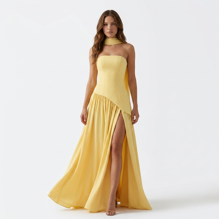 Mel - Stylové elegantní společenské šaty