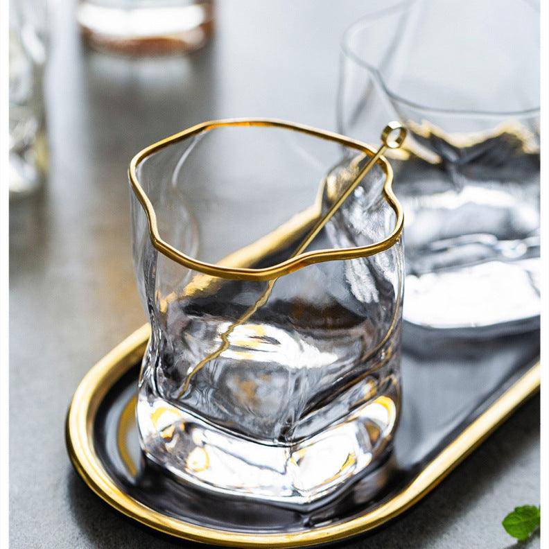 Hoshi Gold Japonský Krystalový Whisky Pohár
